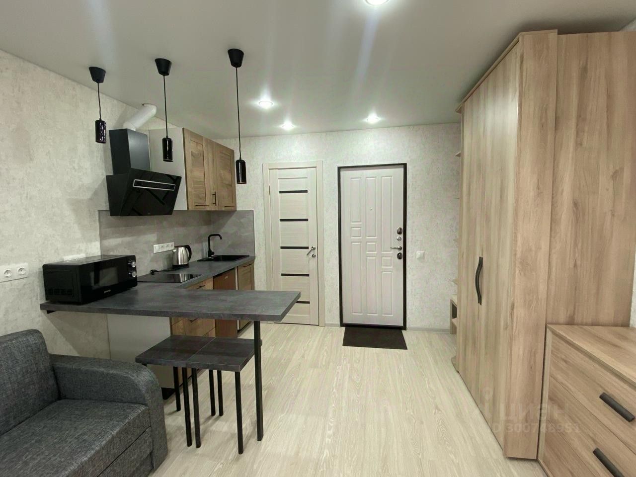 Квартира, Студия, 22 м²
